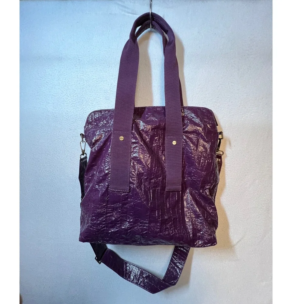 Matt & Nat‎ Purple Tote Bag Crossbody Vegan Leather Shoulder Bag